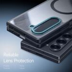 Aimo Mag Series MagSafe Compatible Phone Case for Samsung Galaxy Z Fold 6 – Transparent Black - Image 5