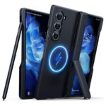 Torras Armor Stand Series Case for Samsung Galaxy Z Fold 6 with S-Pen Slot & MagSafe Compatible – Black