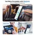 Torras Guardian Series Case for Samsung Galaxy Z Fold 6 with S-Pen Slot & MagSafe Compatible - Black - Image 4