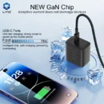 Lito LC20T Gan 45W Fast Charger With Type-C To Type-C Cable - Image 2
