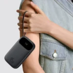 Baseus EnerFill FC31 Qpow 3 20000mAh Power Bank 45W Fast Charging Digital Display With Lightning And Type-C Built-in Dual-Cable - Image 3
