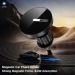LITO W04 15W Portable Wirless Magnetic Car Mobile Holder Charger - Image 2