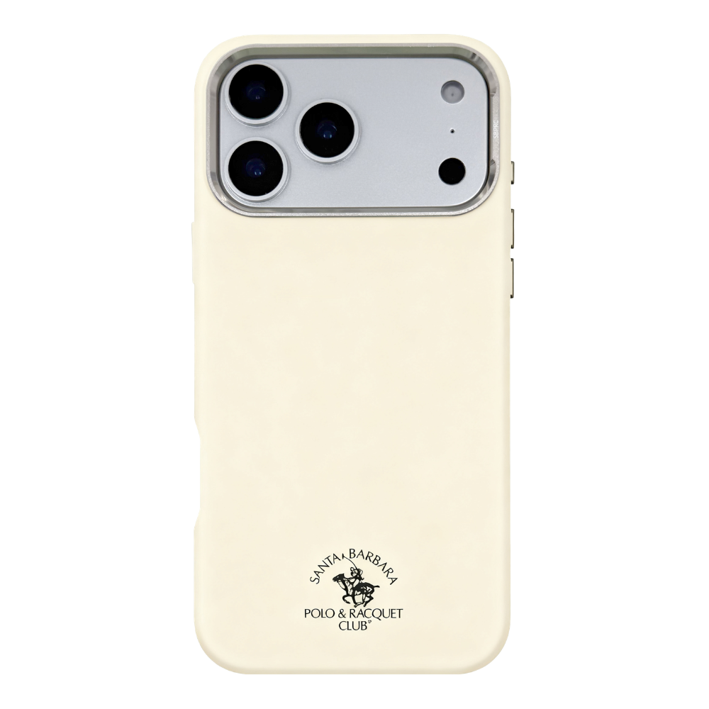 1-2 iPhone 17 / 18 Pro Max Santa Barbara Polo Racquet Club Simon Series MagSafe Case - Beige - Image 1