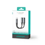 Joyroom SY-C03 Audio-Transfer Series 2-in-1 Audio Adapter (Type-C to Dual Type-C)-Black - Image 7