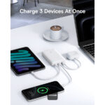 Baseus Enerfill FP21 Fast Charging Power Bank 10000mAh 22.5W - White - Image 4