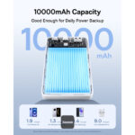 Baseus Enerfill FP21 Fast Charging Power Bank 10000mAh 22.5W - White - Image 3