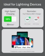 Anker 641 Type-C to Lightning Flow Silicone Fast Charging Cable 2M - Black - Image 3