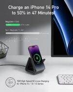 Anker MagGo 737 Wireless 3 in 1 Foldable Charging Station - Image 4