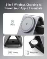 Anker MagGo 737 Wireless 3 in 1 Foldable Charging Station - Image 2