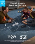 Anker Prime Charger (250W, 6 Ports, GaN Prime) Charging Station - Image 8