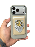 Santa Barbara Polo Savanna Series Embroidered MagSafe Wallet With Stand - Image 4