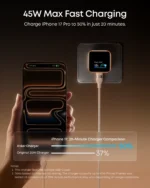 Anker Nano Charger (45W, Smart Display, 180° Foldable) - Image 7