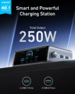 Anker Prime Charger (250W, 6 Ports, GaN Prime) Charging Station - Image 7
