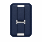 Custom Logo Finger Grip Leather Wallet Magnetic Mobile Phone Money Band Wristband Holder - Image 4