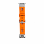 Santa Barbara Polo Conrad Silicone Metal Clasp Watchband Strap for Apple Watch 42mm/44mm/45mm/49mm - Image 7