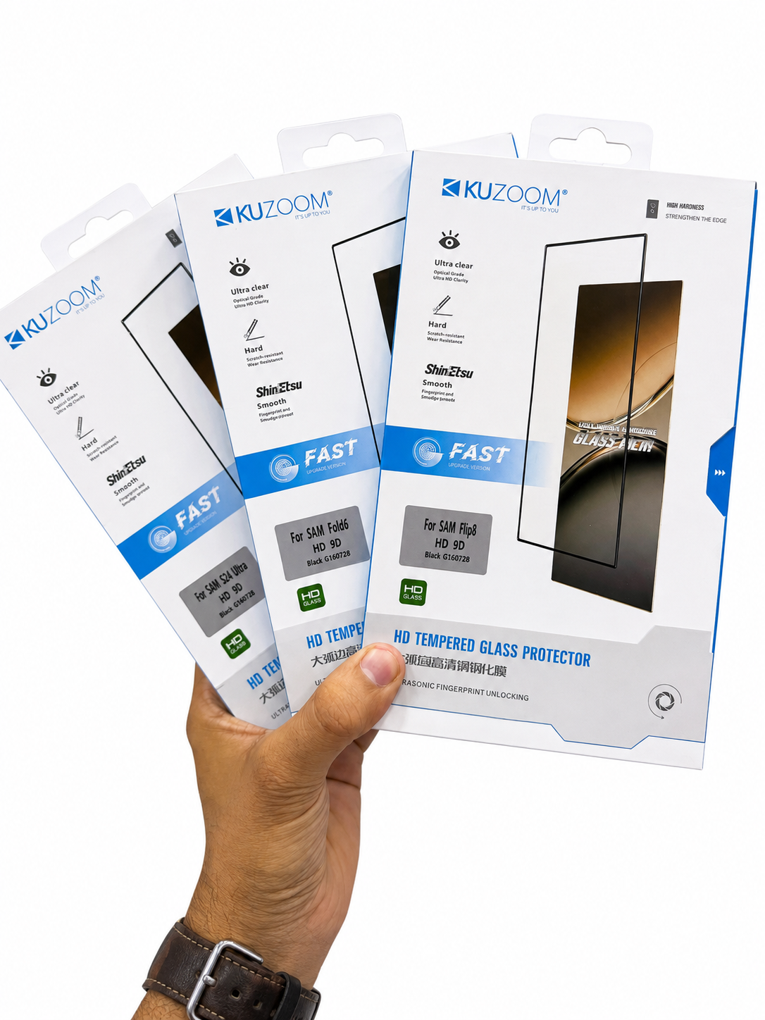 ChatGPT Image Aug 8, 2026, 02_24_15 AM Samsung Galaxy Flip 8 / Fold 8 / Fold 8 Ultra Kuzoom 9H Clear Screen Protector - Image 1