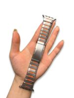 Binkson Stainless Steel Chain Strap for Apple Watch 42mm/44mm/45mm/49mm - Image 2