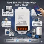 Smart Wi-fi 30A Switch Module (WIFI + RF433)
