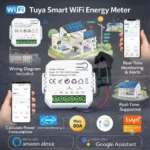 Smart Wi-fi Energy Meter Bidirectional 1 Channel Export and Import Power