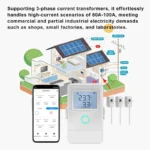 Smart Wi-Fi Energy Meter Bidirectional 3 Channel Export and Import Power with LCD - Image 3