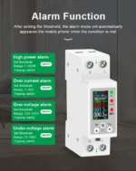 Smart Wi-Fi (Unit Lock) 1P 63A Digital Display - Image 7