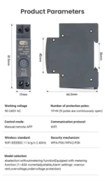 Smart WI-FI Breaker 1P 63A DIN Rail Premium Quality - Image 7