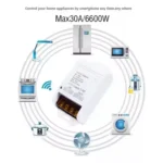 Smart Wi-fi 30A Switch Module (WIFI + RF433) - Image 3