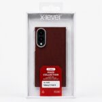 Samsung Galaxy Fold 8 / Fold 8 Ultra X level Mars Collection Series Utra-Than Case Maroon (Font frame not included)