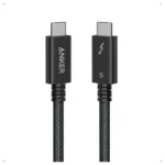 Anker Prime Thunderbolt 5 (80Gbps, 240W) High-Speed USB-C to USB-C Data Transfer and Charging Cable, Supports 8K Dual Display 1M - Black
