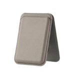 Magnetic Card Holder for Magsafe Multifunctional Leather Wallet Card Storage Pouch with Hide Stand - Image 13