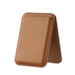 Magnetic Card Holder for Magsafe Multifunctional Leather Wallet Card Storage Pouch with Hide Stand - Image 11