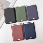 Techwoven Stand Leather MagSafe Wallet Custom Card Holder