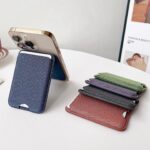 Techwoven Stand Leather MagSafe Wallet Custom Card Holder - Image 2