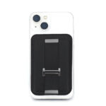 Custom Logo Finger Grip Leather Wallet Magnetic Mobile Phone Money Band Wristband Holder - Image 5