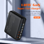 LDNIO A6140C 140W GaN Super Fast Desktop Charger - Black