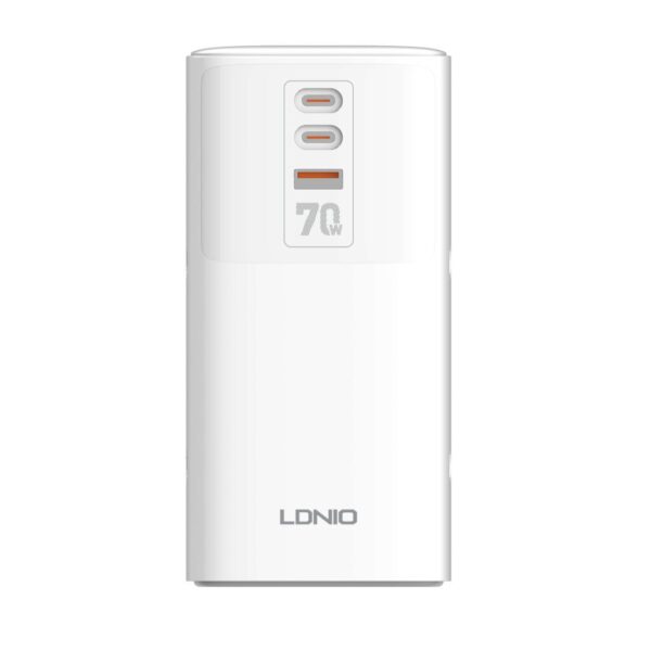 LDNIO SC4383 70W Multifunctional Universal Desktop Power Adapter - White