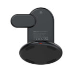 LDNIO WL02 5 IN 1 Desktop Wireless Charging Station Magnetic Stand + LED Night Light Fast Charger - Black - Image 4