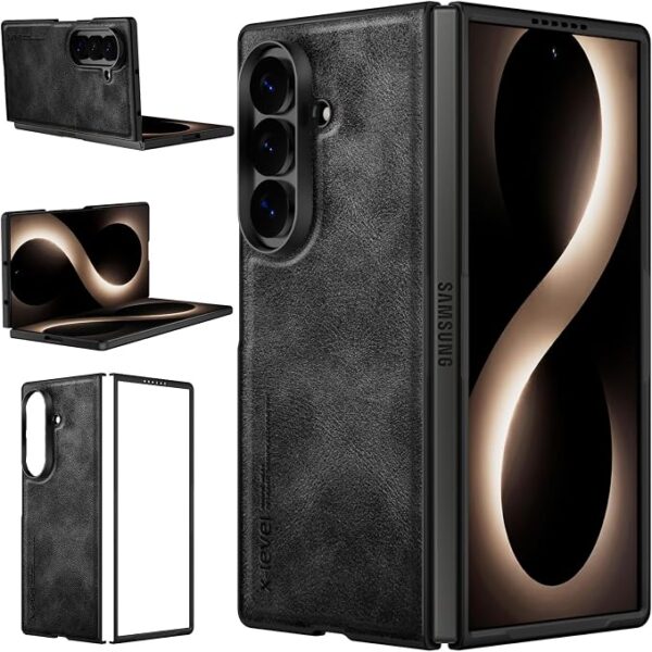 Samsung Galaxy Z Fold 8 / Fold 8 Ultra X-level Vintage PU Leather Protective Case