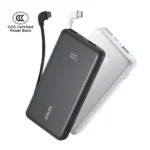 Anker Zolo Powerbank 22.5W Fast Charging Power Bank with Built-in USB-C Cable