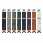 44mm-45mm-49mm Business Leather Strap For iWatch Ultra / Watch Ultra / Watch Ultra 2 / Watch Ultra 3 with Metal Connector