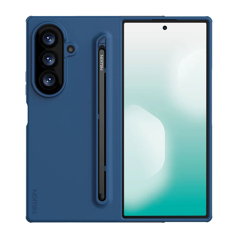Flex-Pure-Fold-Case-with-Stylus-Pen-for-Galaxy-Z-Fold-8-Ultra-blue_1 Samsung Galaxy Z Fold 8 Ultra Nillkin Flex Pure Fold Case with Stylus Pen - Image 1