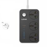 LDNIO SC3604C Power Strip With 3 Outlets Socket 3 USB-A +3 USB-C Port Power Socket Extension