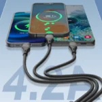 Ldnio LC96u 3in1 Fast Charging Cable 1.2m - Grey - Image 5