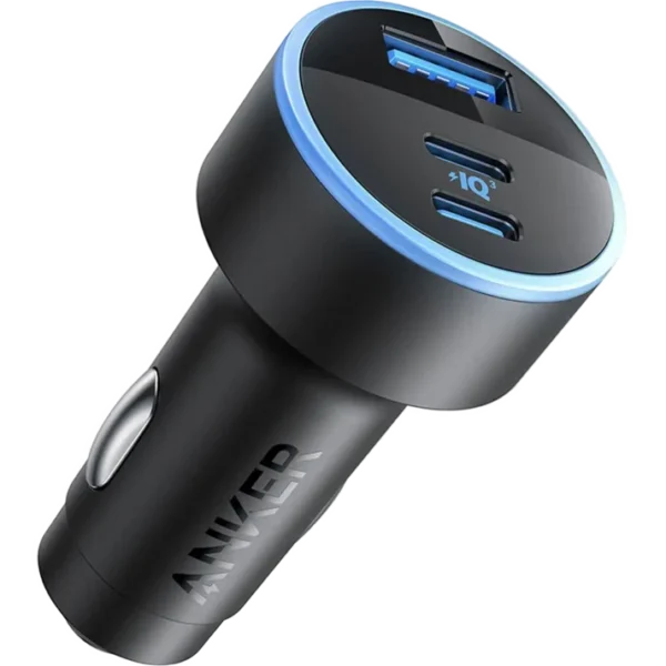 Anker 335 Car Charger 67W 3 Port Fast Charge - Black