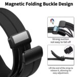 40mm/44mm/46mm Magnetic D-Buckle Silicone Strap For Samsung Galaxy Watch 9 / Watch 8 / Watch 8 Classic - Image 5
