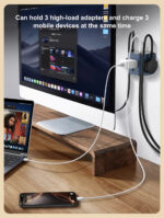 LDNIO SK3370 6 in 1 Power Socket Cube with 65W PD USB Charging Ports New Power Strip Extension Plug Socket - Image 5