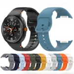 40mm/44mm/46mm Silicone Strap For Samsung Galaxy Watch 9 / Watch 8 / Watch 8 Classic
