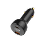 LDNIO C101 100W C+U Quick Charge Car Charger With Type-C To Type-C Cable - Black - Image 4