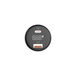 LDNIO C101 100W C+U Quick Charge Car Charger With Type-C To Type-C Cable - Black - Image 6