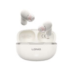 LDNIO T13 Wireless Earbuds Bluetooth Gaming Low Latency Music Earbuds Touch Control Stereo Channel Bluetooth 5.4 Long battery life - White